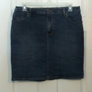Venezia Lane Bryant Jean Skirt